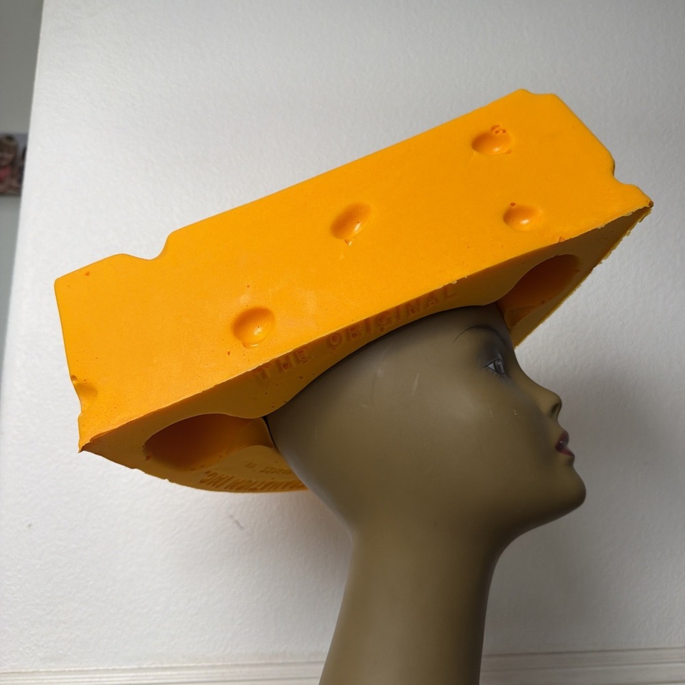 Green Bay Packers Cheese Head Foam Head Hat Cap Headwear Foamation